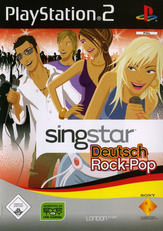Singstar Deutsch Rock-Pop box art for Playstation 2